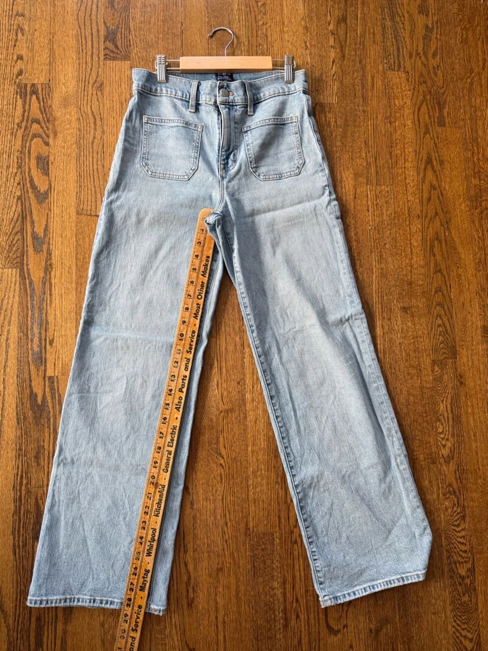 J. Crew Light Blue Wide-Leg Jeans